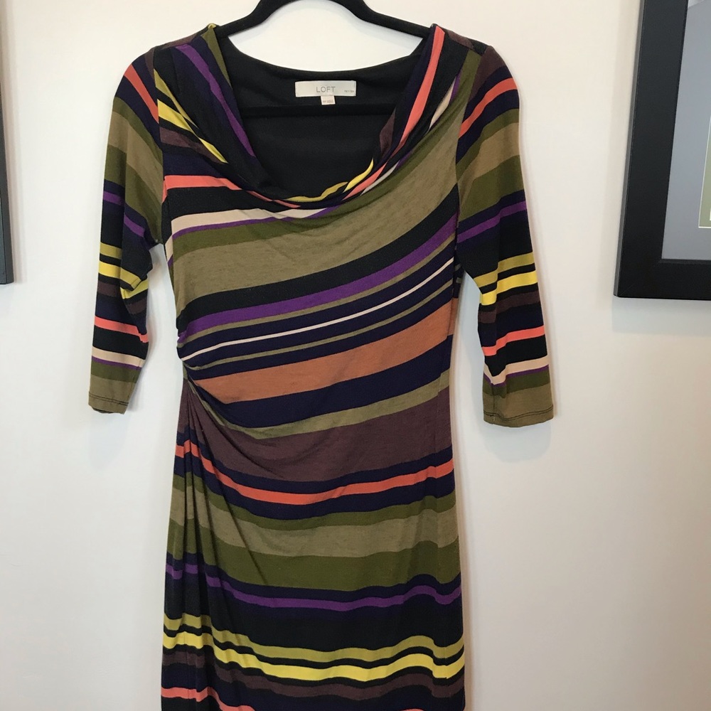 Asymmetrical Ruched Dress